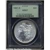 Image 1 : 1881-S S$1 MS67 PCGS. A near-flawless, untoned
