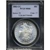 Image 1 : 1882-CC S$1 MS66 PCGS. Sharply detailed with