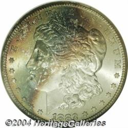 1882-CC S$1 MS67 NGC. The left side of the