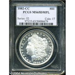 1882-CC S$1 MS65 Deep Mirror Prooflike PCGS.