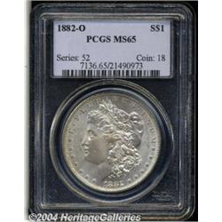 1882-O S$1 MS65 PCGS. Well struck, save for