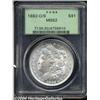 Image 1 : 1882-O/S S$1 MS62 PCGS. With a magnifier the