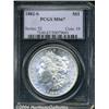 Image 1 : 1882-S S$1 MS67 PCGS. The untoned chrome-like