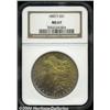 Image 1 : 1882-S S$1 MS67 NGC. Colorful gold, crimson,