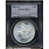 Image 1 : 1883-CC S$1 MS65 PCGS. Creamy and smooth with