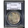 Image 1 : 1883-CC S$1 MS66 PCGS. Intensely variegated