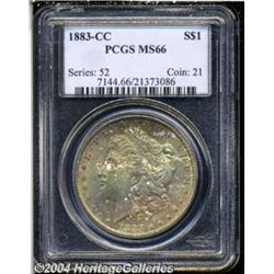 1883-CC S$1 MS66 PCGS. The obverse features