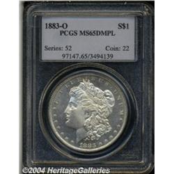 1883-O S$1 MS65 Deep Mirror Prooflike PCGS.