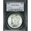 Image 1 : 1884 S$1 MS66 PCGS. Nearly untoned, bright,