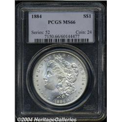 1884 S$1 MS66 PCGS. Well struck and fully