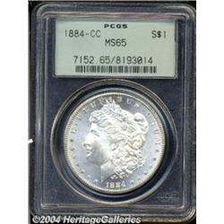 1884-CC S$1 MS65 PCGS. Bright mint luster