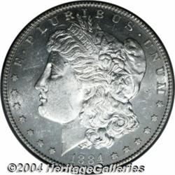 1884-S S$1 MS61 PCGS. An exceedingly difficult