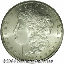 1884-S S$1 MS62 NGC. A bit softly struck in