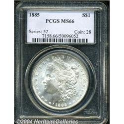 1885 S$1 MS66 PCGS. This is a beautiful,