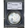 Image 1 : 1885-CC S$1 MS64 PCGS. A sparkling,