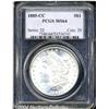 Image 1 : 1885-CC S$1 MS64 PCGS. Bright, sharp and