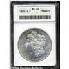Image 1 : 1885-S S$1 MS64 ANACS. Well struck and highly