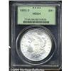 Image 1 : 1885-S S$1 MS64 PCGS. A brilliant example with