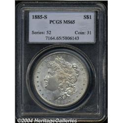 1885-S S$1 MS65 PCGS. Definitely a cut above