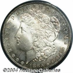 1885-S S$1 MS66 PCGS. Both sides of this