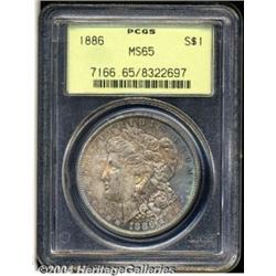 1886 S$1 MS65 PCGS. Well struck with