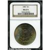 Image 1 : 1886 S$1 MS67 S NGC. Dynamic bands of bright