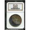 Image 1 : 1887 S$1 MS64 S NGC. Vibrant arcs of peach,