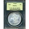 Image 1 : 1887 S$1 MS65 Prooflike PCGS. Fully struck and