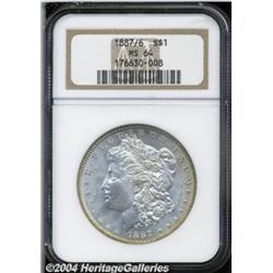 1887/6 S$1 MS64 NGC. VAM-2. A Top 100 Variety.