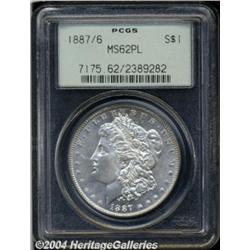 1887/6 S$1 MS62 Prooflike PCGS. VAM-2. A Top