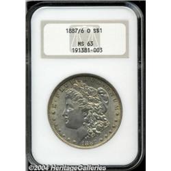 1887/6-O S$1 MS63 NGC. VAM-3. A Top 100