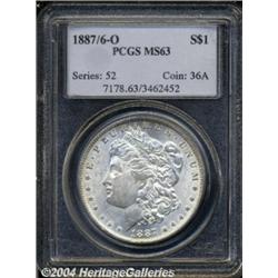 1887/6-O S$1 MS63 PCGS. VAM-3. A Top 100