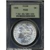 Image 1 : 1888 S$1 MS66 PCGS. Brilliant throughout with