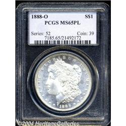 1888-O S$1 MS65 Prooflike PCGS. Untoned and