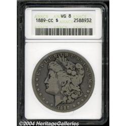 1889-CC S$1 VG8 ANACS. Well worn with a