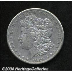 1889-CC S$1 XF45 Reverse Scratches