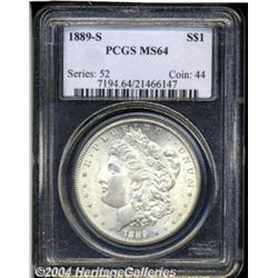 1889-S S$1 MS64 PCGS. Well struck and highly