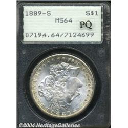 1889-S S$1 MS64 PCGS. A ring of light russet