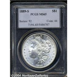 1889-S S$1 MS65 PCGS. This better date