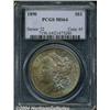 Image 1 : 1890 S$1 MS64 PCGS. Bands of multicolored