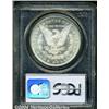 Image 2 : 1890-CC S$1 MS64 PCGS. A sharply defined,