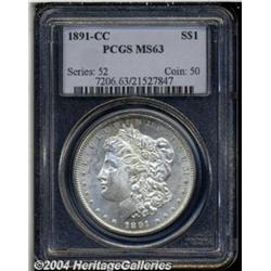 1891-CC S$1 MS63 PCGS. VAM-3. A Top 100