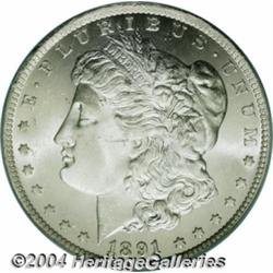 1891-CC S$1 MS65 ICG. VAM-3. A Top 100