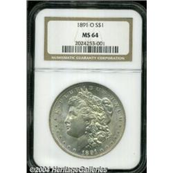 1891-O S$1 MS64 NGC. Just a touch of light