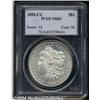 Image 1 : 1892-CC S$1 MS63 PCGS. Well struck and fully