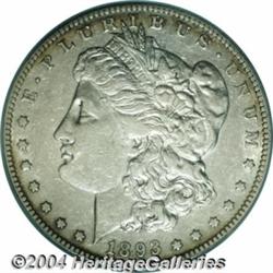 1893-S S$1 XF40 PCGS. Evenly worn over the