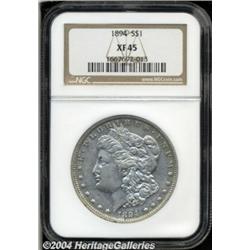 1894 S$1 XF45 NGC. Extremely well detailed,