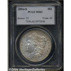 1894-O S$1 MS62 PCGS. Well detailed for the
