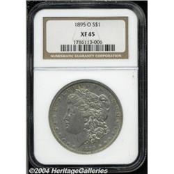 1895-O S$1 XF45 NGC. A modestly circulated