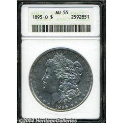 1895-O S$1 AU55 ANACS. Minimally worn with